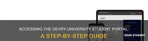 devry university student portal|DeVry Student Portal .